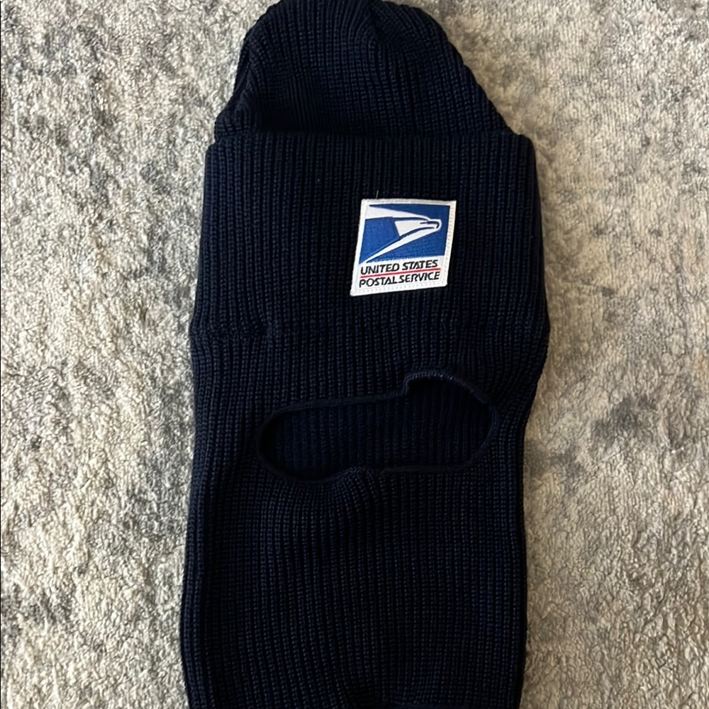 USPS Blue Knit FullFace Beanie